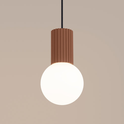 Sollux Lighting Hanglamp HALO 1 mokka - 12x12x120cm