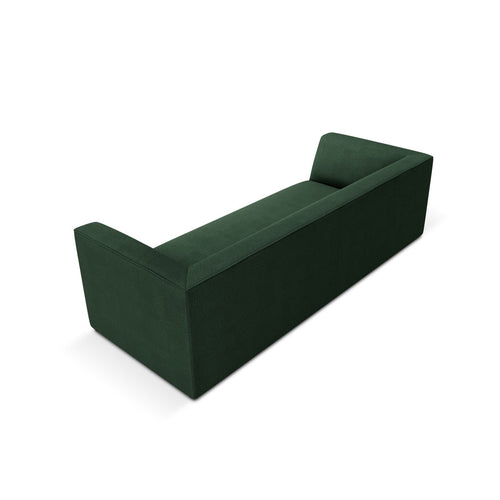 Cosmopolitan Design - Bank Siena 3-zits, structurele stof groente - 92x232x69cm