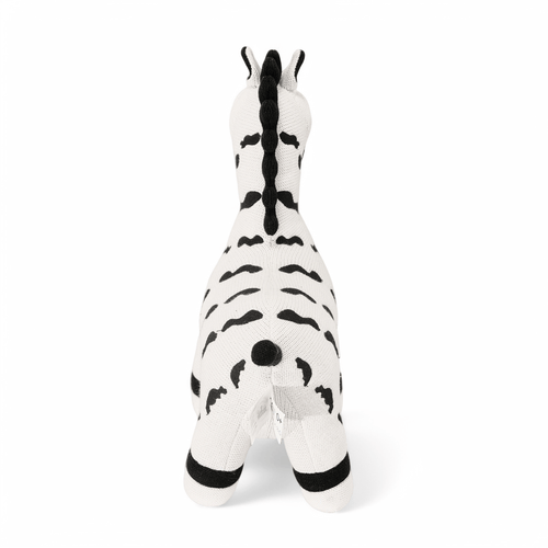 Pintado & Lacado knuffeldier Zebra - wit - 40 cm