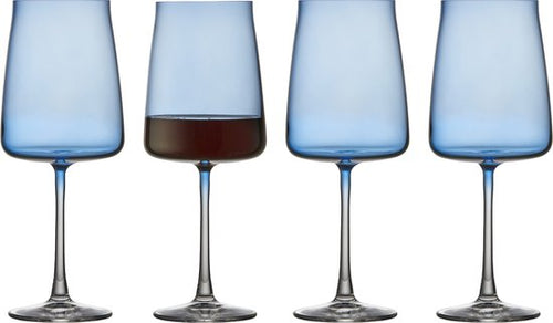 Lyngby Glas Krystal Zero Rode wijnglas 54 cl 4 st. Blauw - vtwonen shop