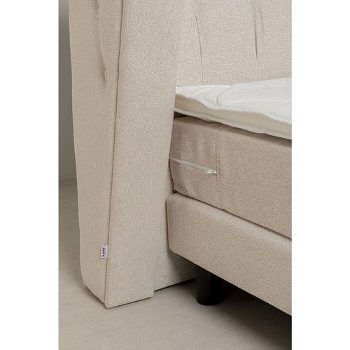 Kare Design Bed Boxspring Benito Moon - creme - 180x200cm - vtwonen shop