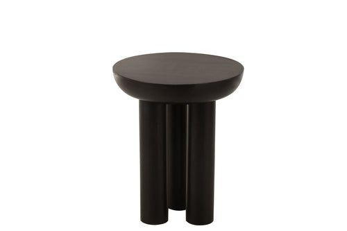 J-Line bijzettafel Trio - hout - zwart