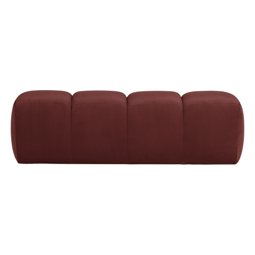 WOOOD eetbank 164 cm Mojo - Velvet - Kastanjebruin - 49x164x45