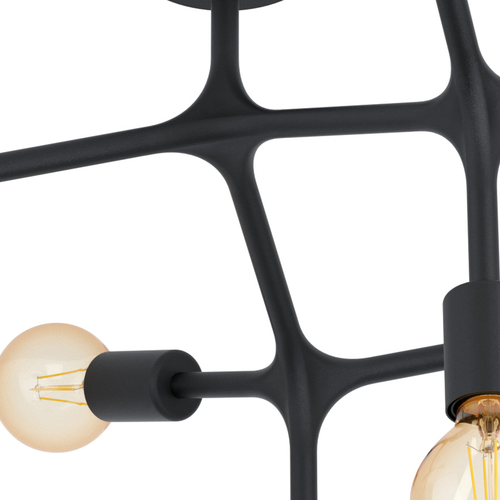 EGLO plafondlamp Bocadella 1 - e27 - ø 64 cm - zwart - vtwonen shop