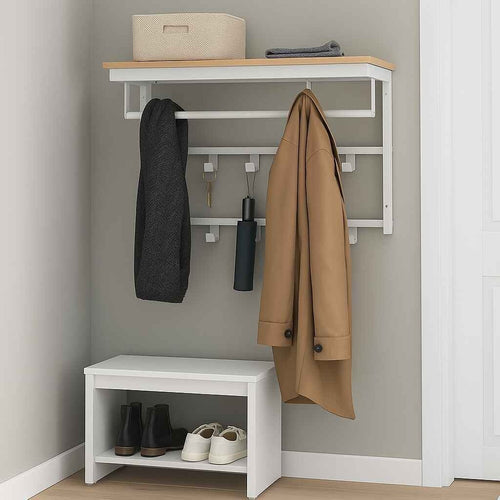 Ylumen kapstok Wesly -  30  x 42   cm - wit