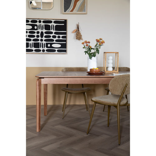 Zuiver Scout Eettafel 180x90 cm Hout Walnootkleur - Bruin