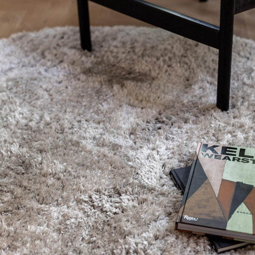 Interieur05 vloerkleed Fender - wit/creme - Ø 160 cm