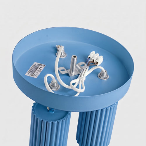 Sollux Lighting Plafondlamp KARBON 3P azuur - 19,5x19,5x18cm