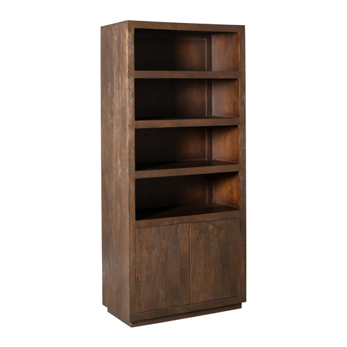 StarFurn Boekenkast Brussel - Bruin Hout - 90x45x200cm - vtwonen shop