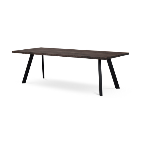 Rowico Home Fred houten eettafel donkerbruin - 240 x 100 cm - vtwonen shop