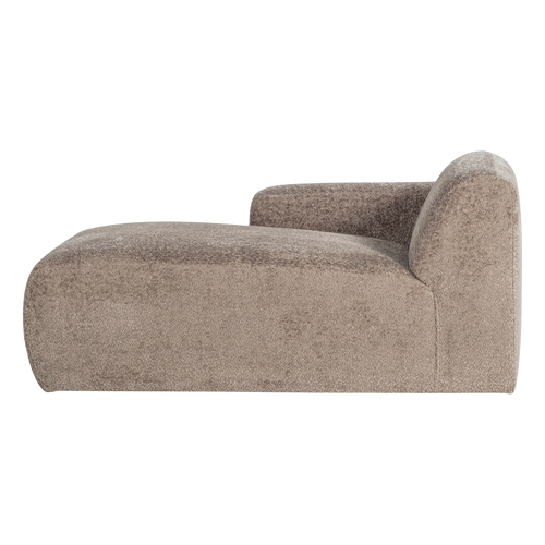 WOOOD chaise longue bank links Mojo Base - Wollig - D.zand - 74x112x162