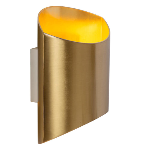 Lucide wandlamp DILETTA - 1xG9 - Mat Goud / Messing