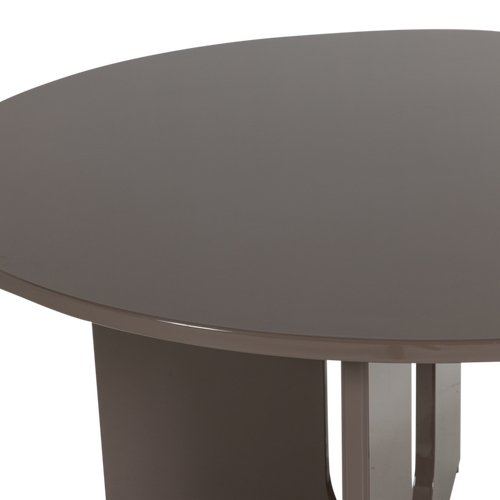 WOOOD eettafel ø130 cm Marvo - MDF - Mokkabruin - 76x130x130
