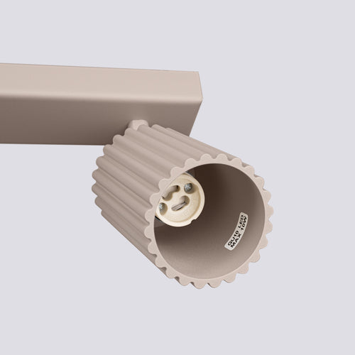 Sollux Lighting Plafondlamp KARBON 4L taupe - 81x6,5x16,5cm