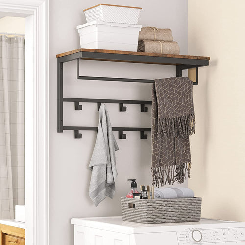 Ylumen kapstok Wesly -  30  x 42   cm - zwart bruin - vtwonen shop