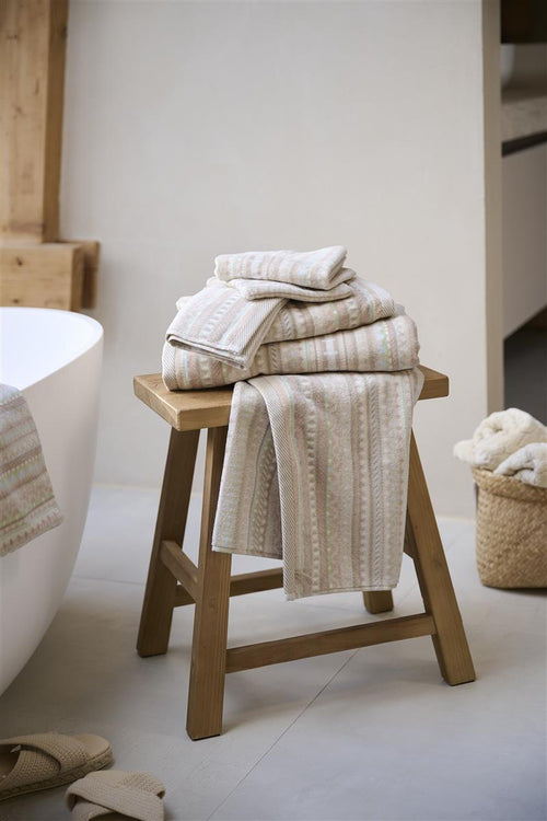 Pip Studio gastendoek Geometric Print - 30x50 cm - zand - vtwonen shop