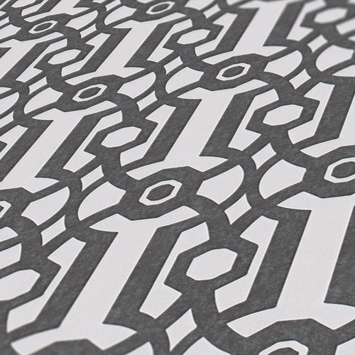 Livingwalls behang grafisch motief zwart en wit - 53 cm x 10.05 m - AS-390624 - vtwonen shop