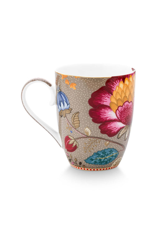 Pip Studio Ontbijt serviesset - Blooming Tales - Khaki