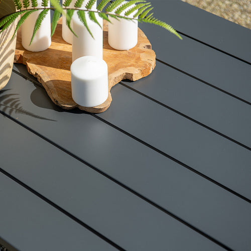 Garden Impressions loungeset Coba donker grijs - valley sand - 4-delig