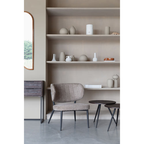 Housecraft Living Sanne Loungestoelen/ Fauteuil Bruin - vtwonen shop