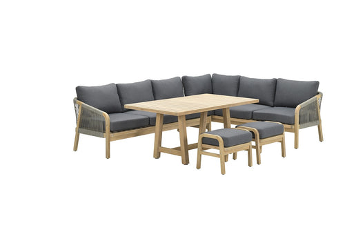 Santos lounge-diningset-5-dlg-links-acacia white wash-dgrijs-mgrey - vtwonen shop