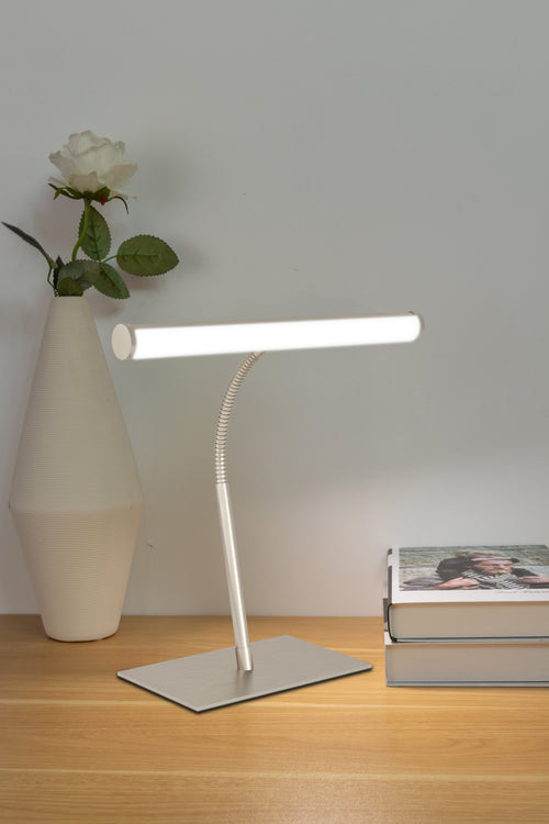 EGLO tafellamp Riccione - 39.5 cm - nikkel