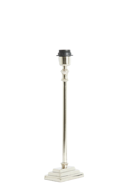 Light & Living lampvoet  - zilver - 12x7.5x38 cm