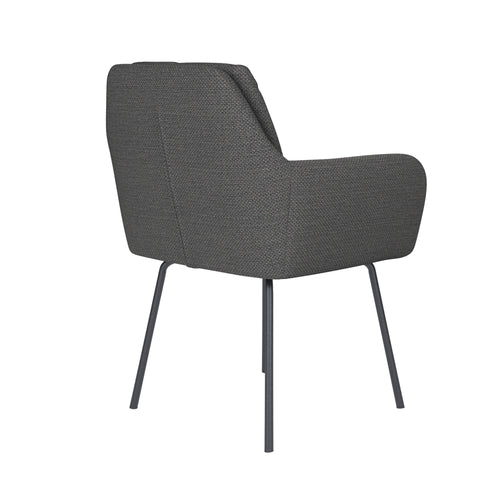 Housecraft Living Pete Eetkamerstoel Metaal Grijs