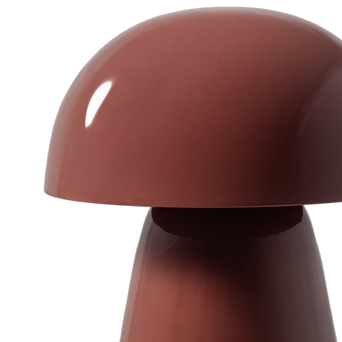 WOOOD tafellamp Lumor - Metaal - Hoogglans Rood - 44x31x31