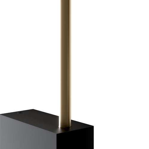 Maytoni wandlamp Pars - Zwart - 62.3x7x3 cm