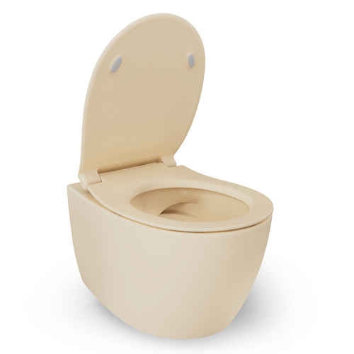 Isvea Wc Toilet Badkamer Hangend Ivoor Inclusief Bevestigingsset - vtwonen shop