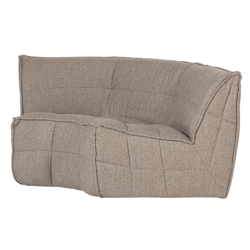 vtwonen hoekelement Cluster - Bouclé - Khaki Bruin - 81x205x91