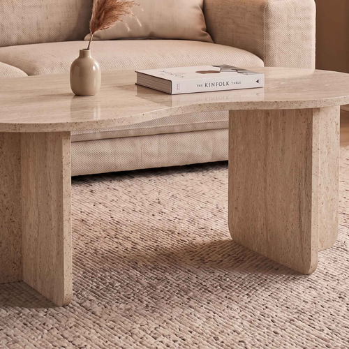 Calicosy - Salontafel MOSS - Donker hout 110x60x40 cm