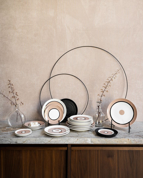 vtwonen - Bordenstandaard voor sierborden - Bordenhouder - Zwart - 11x20cm - Set van 4