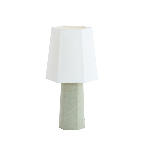 Light & Living tafellamp Musabo - groen - Ø25cm
