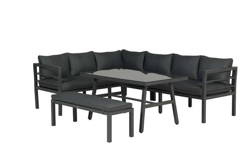 Garden Impressions Blakes lounge/dining set 4-delig - /reflex black - vtwonen shop