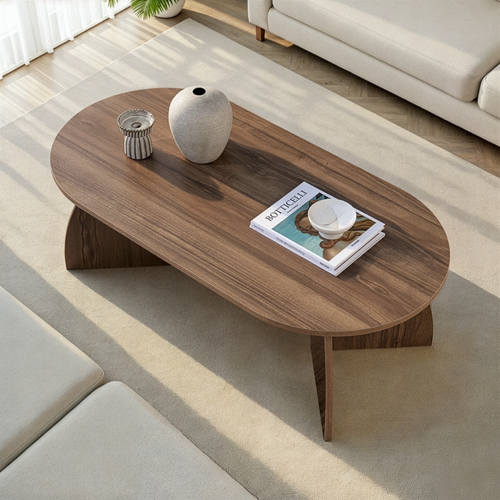 Calicosy - SELENE Salontafel - Licht hout - 120x60x40 cm