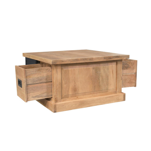 Starfurn Salontafel Noa - Rond Naturel Hout - Ø80x45cm