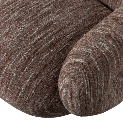 WOOOD fauteuil Folke - Chenille - Oudroze Melange - 70x88x88 - vtwonen shop