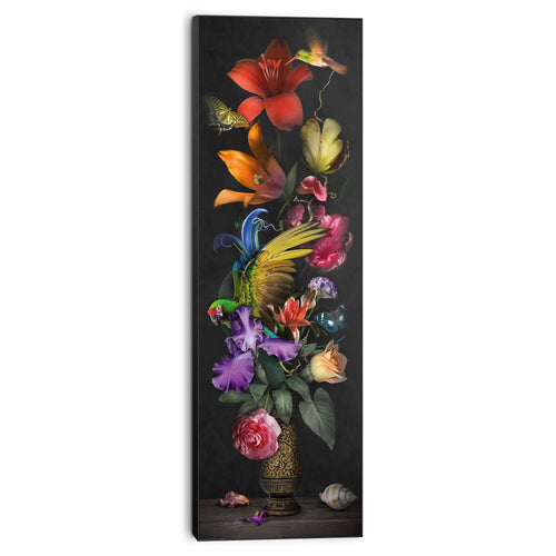 Reinders schilderij Bloemenportret - 156x52cm