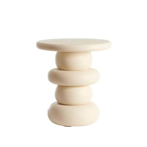 Light & Living side table Azalas - wit - Ø40cm