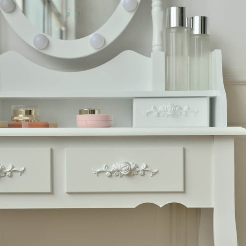 Home Deluxe Kaptafel ROSY Wit