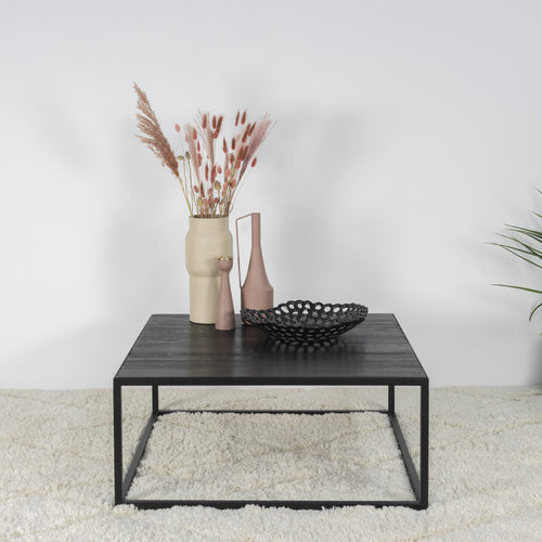 Spinder Design Salontafel Daniël - Zwart - 80 x 80 cm