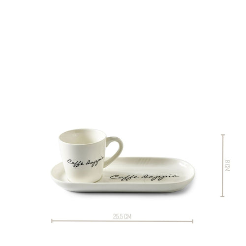 Rivièra Maison Caffè Doppio - Porselein - Off White - vtwonen shop