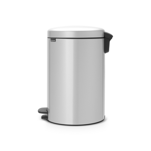 Brabantia NewIcon Pedaalemmer, 20 liter, kunststof binnenemmer - Metallic Grey