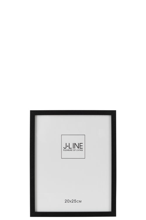 J-Line fotolijst Basic - hout - zwart - medium - 2 stuks - vtwonen shop