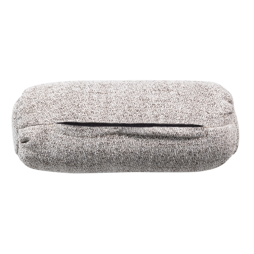 WOOOD rolkussen Baggy - Geweven Stof - Naturel Melange - 23x50x23 - vtwonen shop
