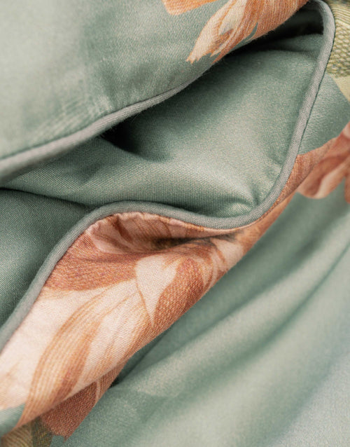 Essenza Orianna dekbedovertrek - Eenpersoons – 140x200/220 cm - Dusty teal
