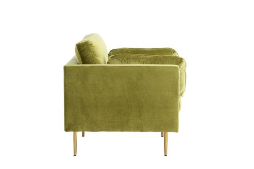 BRAM Fauteuil Renzo - Groen Velours - vtwonen shop