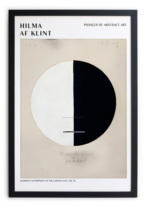 Zwarte lijst met kader 40x30 Hilma 5 - vtwonen shop